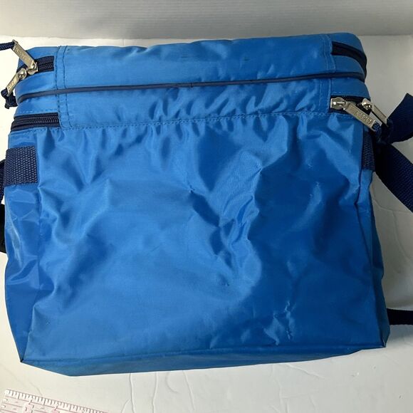 Jeff Gordon Lunch Box #24 Dupont Chevy Race Car Driver Blue Insulated W Strap - Picture 3 of 9